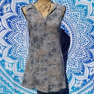 Maurices Hooded Floral Sweater Tank